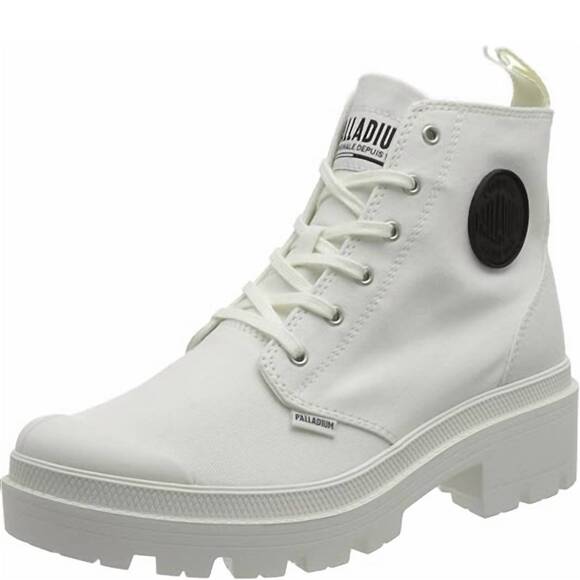PALLADIUM Shoes - NEW PALLADIUM women's pallabase twill boots in star white